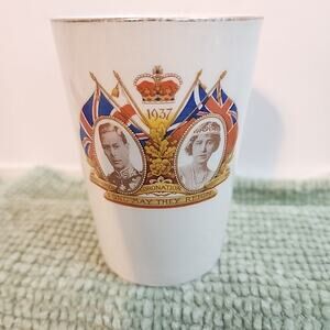 1937 Coronation Cup – King George VI & Queen Elizabeth Alfred Meakin England